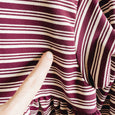 IMPERFECT ellwood tee | purple stripe | size 6/7y