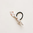 knotted ponytail | vintage rose