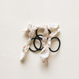 knotted ponytail | vintage rose