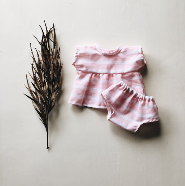 doll | summer set | rosewater stripe