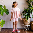 bike shorts | ballet pink
