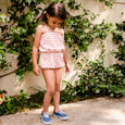 edith romper | adobe stripe