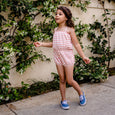 edith romper | adobe stripe