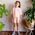 frankie shorts | adobe stripe